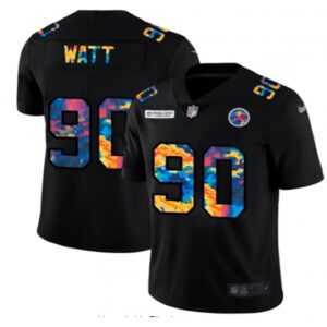 6861b4d7d1ef7_1 Men's Pittsburgh Steelers #90 T. J. Watt 2020 Black Crucial Catch Limited Stitched Jersey