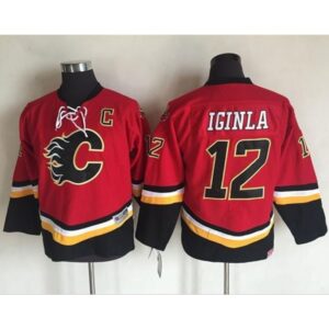 6861b4dcd9ec5_1 Flames #12 Jarome Iginla Red/Black CCM Throwback Stitched Youth NHL Jersey
