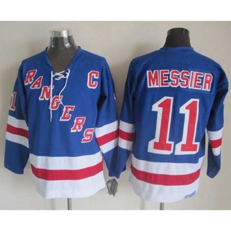 6861b5078371e_1 Rangers #11 Mark Messier Light Blue CCM Throwback Stitched NHL Jersey