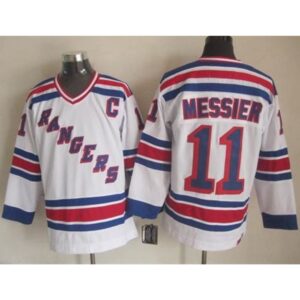 6861b51106106_1 Rangers #11 Mark Messier White CCM Throwback Stitched NHL Jersey