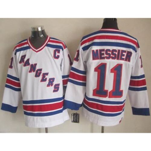 6861b51106106_1 Rangers #11 Mark Messier White CCM Throwback Stitched NHL Jersey