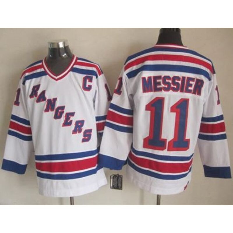 6861b51106106_1 Rangers #11 Mark Messier White CCM Throwback Stitched NHL Jersey