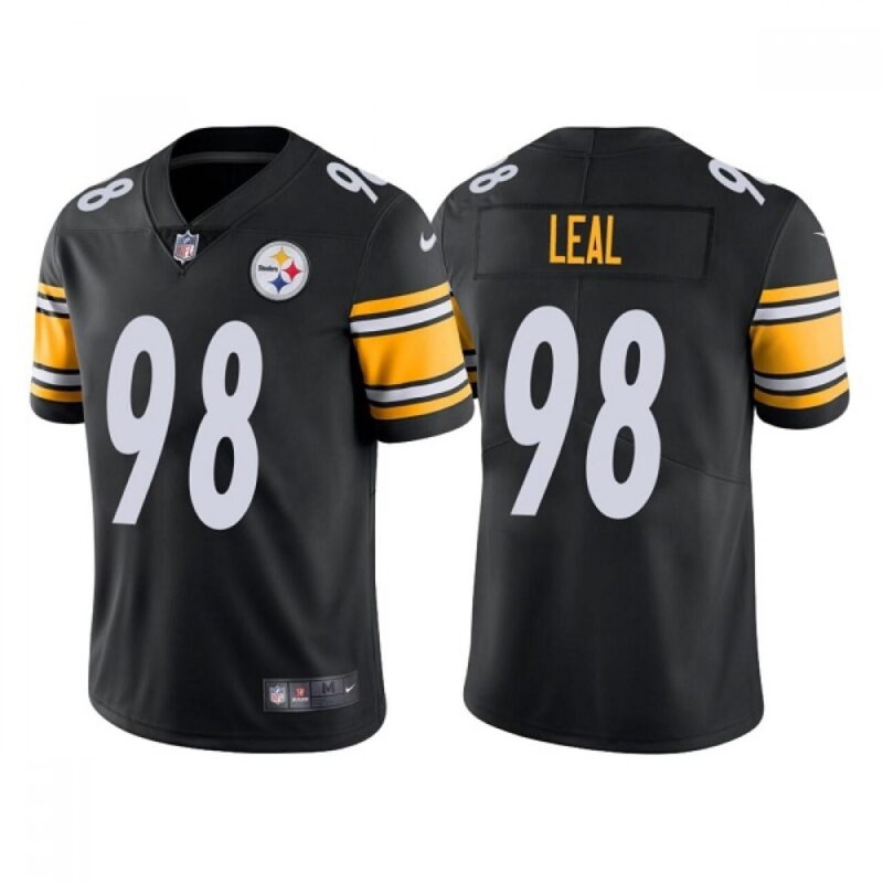 6861b525d84a4_1 Men's Pittsburgh Steelers #98 DeMarvin Leal Black Vapor Untouchable Limited Stitched Jersey