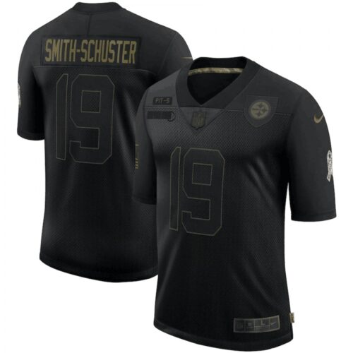 6861b53515ea5_1 Men's Pittsburgh Steelers #19 JuJu Smith-Schuster Black 2020 Salute To Service Limited Stitched Jersey
