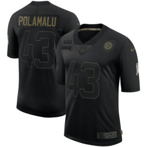 6861b53e23904_1 Men's Pittsburgh Steelers #43 Troy Polamalu Black 2020 Salute To Service Limited Stitched Jersey
