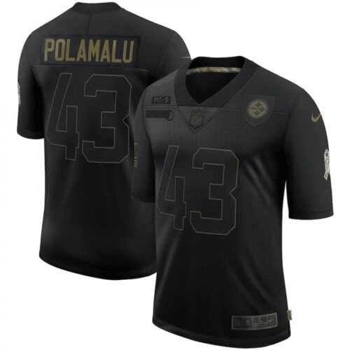 6861b53e23904_1 Men's Pittsburgh Steelers #43 Troy Polamalu Black 2020 Salute To Service Limited Stitched Jersey
