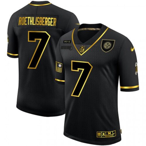 6861b54414373_1 Men's Pittsburgh Steelers #7 Ben Roethlisberger 2020 Black/Gold Salute To Service Limited Stitched Jersey