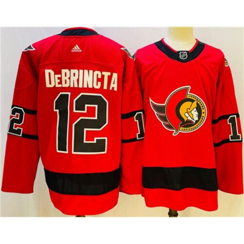 6861b55dde4d3_1 Men's Ottawa Senators #12 Alex DeBrincat 2021 Red Reverse Retro Stitched Jersey