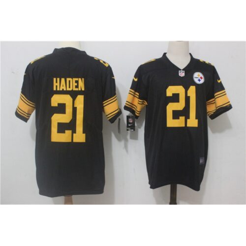 6861b55fcca33_1 Men's Pittsburgh Steelers #21 Joe Haden Black Limited Rush Stitched NFL Jersey