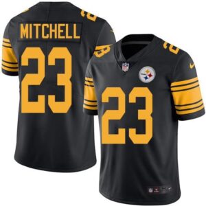 6861b5811a736_1 Steelers #23 Mike Mitchell Black Men's Stitched NFL Limited Rush Jersey
