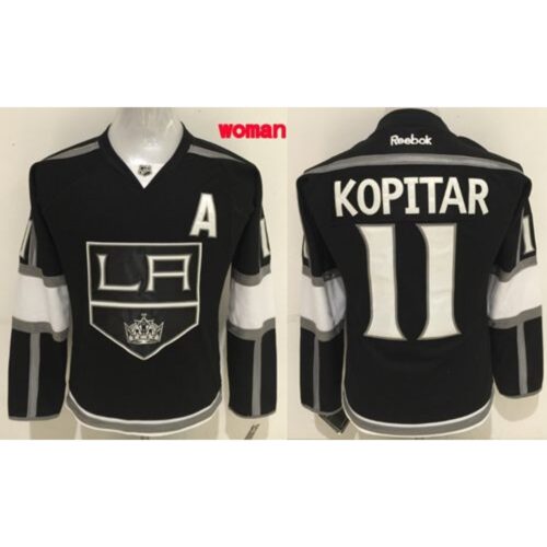 6861b5812f2f9_1 Kings #11 Anze Kopitar Black Women's Home Stitched NHL Jersey