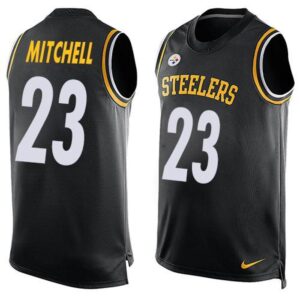 6861b5843e288_1 Steelers #23 Mike Mitchell Black Team Color Men's Stitched NFL Limited Tank Top Jersey