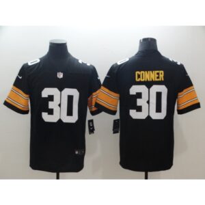 6861b5e0be1a4_1 Men's Pittsburgh Steelers #30 James Conner 2018 Black Vapor Untouchable Limited Stitched NFL Jersey
