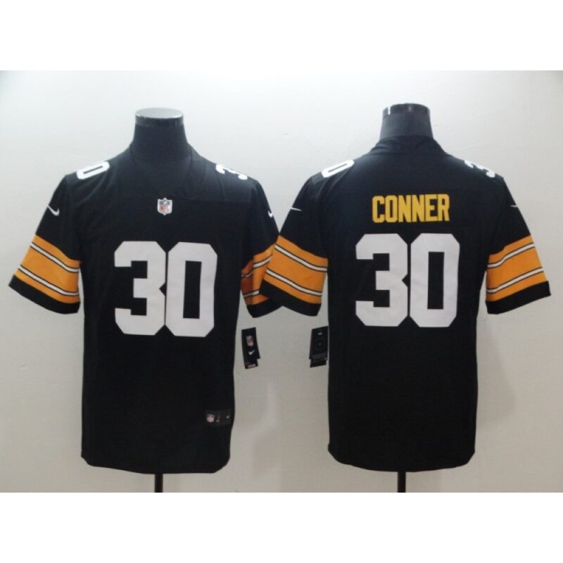 6861b5e0be1a4_1 Men's Pittsburgh Steelers #30 James Conner 2018 Black Vapor Untouchable Limited Stitched NFL Jersey
