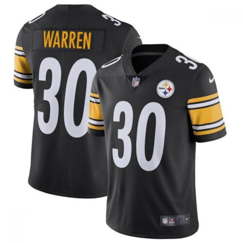 6861b5e9c40df_1 Men's Pittsburgh Steelers #30 Jaylen Warren Black Vapor Untouchable Limited Stitched Jersey