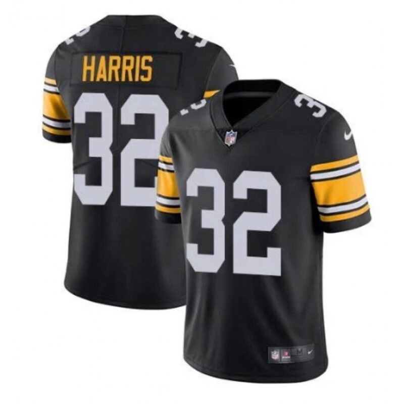 6861b5f5e92ec_1 Men's Pittsburgh Steelers #32 Franco Harris Black Vapor Untouchable Limited Stitched Jersey