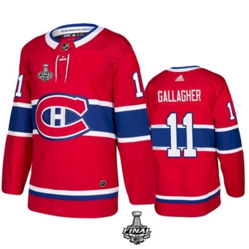 6861b5ffedd0a_1 Men's Montreal Canadiens #11 Brendan Gallagher 2021 Red Stanley Cup Final Stitched Jersey