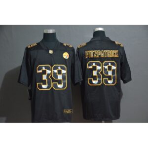 6861b60ee67e7_1 Men's Pittsburgh Steelers #39 Minkah Fitzpatrick Black Jesus Faith Edition Stitched Limited Jersey