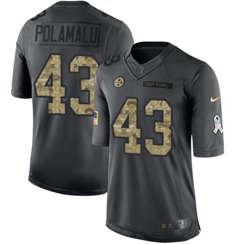 6861b621a589a_1 Steelers #43 Troy Polamalu Black Men's Stitched NFL Limited 2016 Salute to Service Jersey