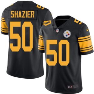 6861b649d93f9_1 Steelers #50 Ryan Shazier Black Men's Stitched NFL Limited Rush Jersey
