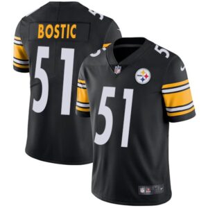 6861b6563b03e_1 Men's Pittsburgh Steelers #51 Jon Bostic Black Vapor Untouchable Limited Stitched NFL Jersey