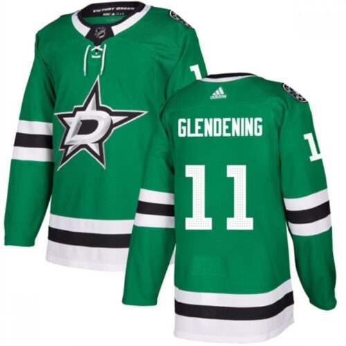 6861b65822226_1 Men's Dallas Stars #11 Luke Glendening Green Stitched Jersey