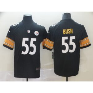 6861b67aa56c2_1 Men's Pittsburgh Steelers #55 Devin Bush Black Vapor Untouchable Limited Stitched NFL Jersey