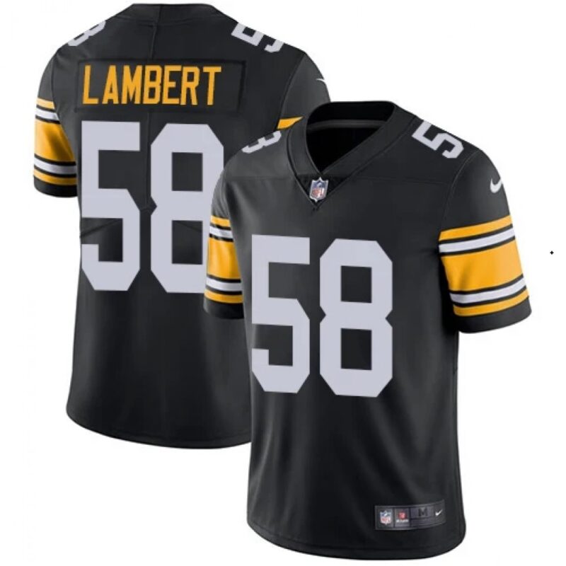 6861b68a3f6c6_1 Men's Pittsburgh Steelers #58 Jack Lambert Black Vapor Untouchable Limited Stitched Football Jersey