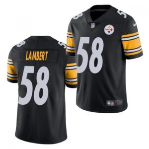 6861b68d4b39d_1 Men's Pittsburgh Steelers #58 Jack Lambert Black Vapor Untouchable Limited Stitched Jersey