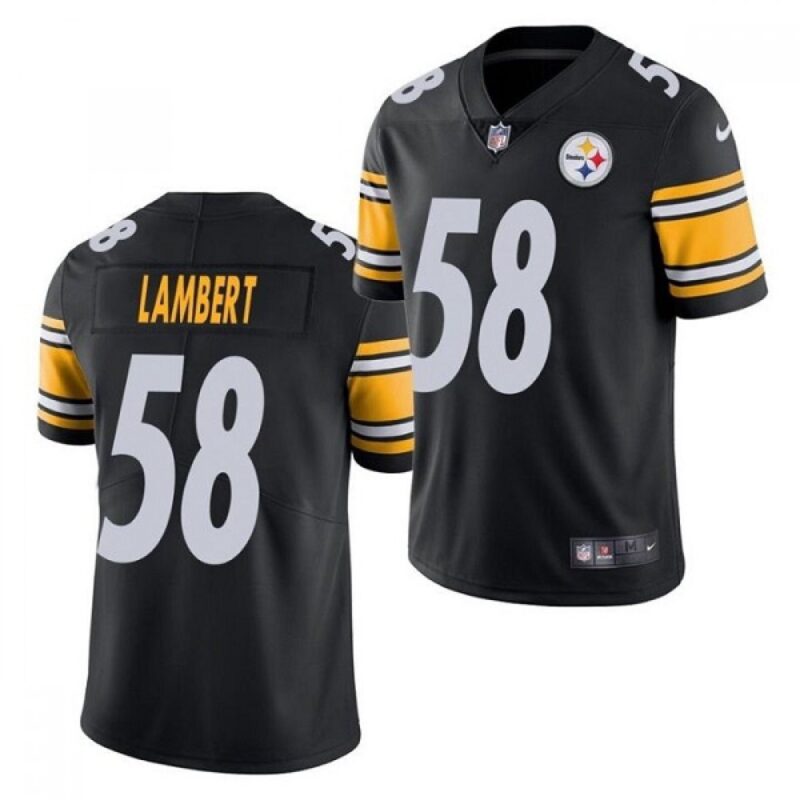 6861b68d4b39d_1 Men's Pittsburgh Steelers #58 Jack Lambert Black Vapor Untouchable Limited Stitched Jersey