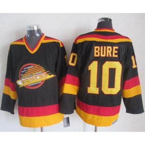 6861b68dc0f35_1 Canucks #10 Pavel Bure Black/Gold CCM Throwback Stitched NHL Jersey
