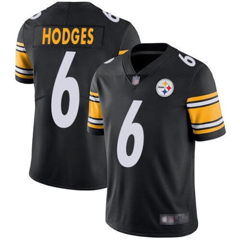 6861b699edf63_1 Men's Pittsburgh Steelers #6 Devlin Hodges Black Vapor Untouchable Limited Stitched NFL Jersey