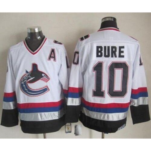 6861b69b07716_1 Canucks #10 Pavel Bure White/Black CCM Throwback Stitched NHL Jersey
