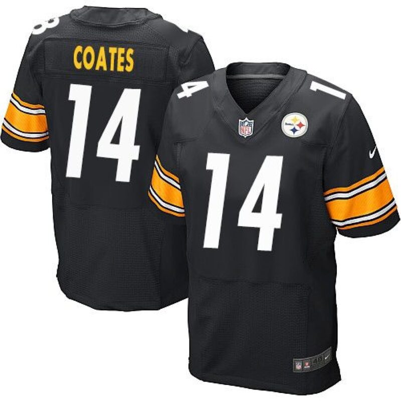 6861b6a664a60_1 Steelers #14 Sammie Coates Black Team Color Men's Stitched NFL Elite Jersey