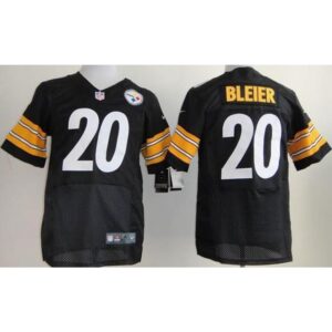 6861b6ac9b8fe_1 Steelers #20 Rocky Bleier Black Team Color Men's Stitched NFL Elite Jersey