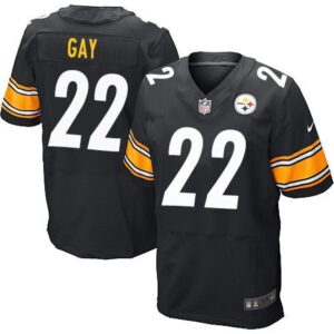 6861b6afcd45f_1 Steelers #22 William Gay Black Team Color Men's Stitched NFL Elite Jersey