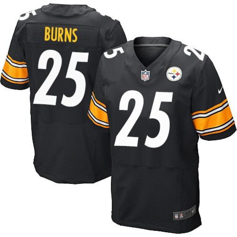 6861b6b91c075_1 Steelers #25 Artie Burns Black Team Color Men's Stitched NFL Elite Jersey