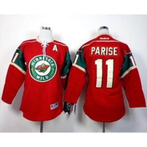 6861b6c0e3895_1 Wild #11 Zach Parise Red Stitched Youth NHL Jersey