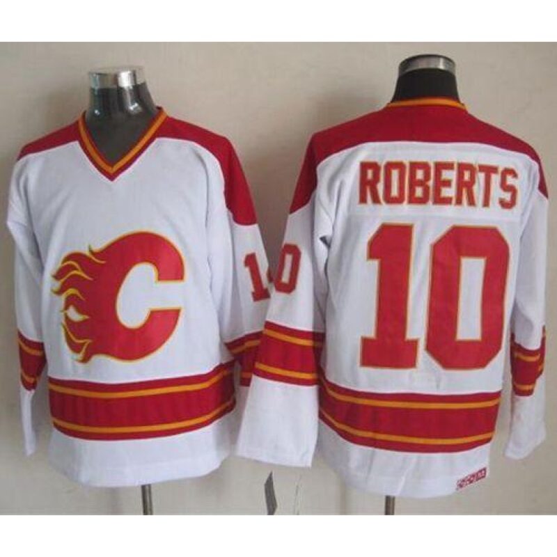 6861b6ca22865_1 Flames #10 Gary Roberts White CCM Throwback Stitched NHL Jersey