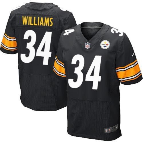 6861b6d152039_1 Steelers #34 DeAngelo Williams Black Team Color Men's Stitched NFL Elite Jersey