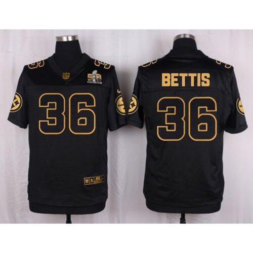 6861b6d43b6a8_1 Steelers #36 Jerome Bettis Black Men's Stitched NFL Elite Pro Line Gold Collection Jersey