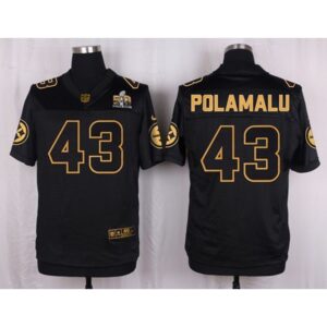 6861b6d6ed577_1 Steelers #43 Troy Polamalu Black Men's Stitched NFL Elite Pro Line Gold Collection Jersey