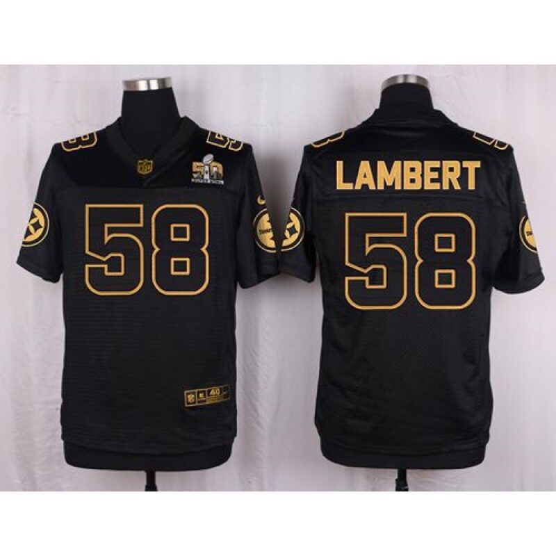 6861b6e9e1221_1 Steelers #58 Jack Lambert Black Men's Stitched NFL Elite Pro Line Gold Collection Jersey
