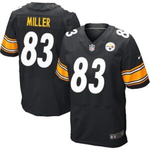 6861b6fcd8f3d_1 Steelers #83 Heath Miller Black Team Color Men's Stitched NFL Elite Jersey