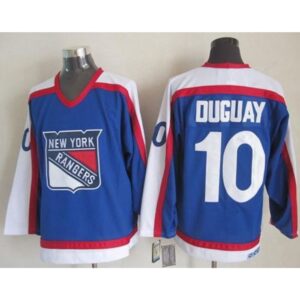 6861b700b9338_1 Rangers #10 Ron Duguay Blue/White CCM Throwback Stitched NHL Jersey