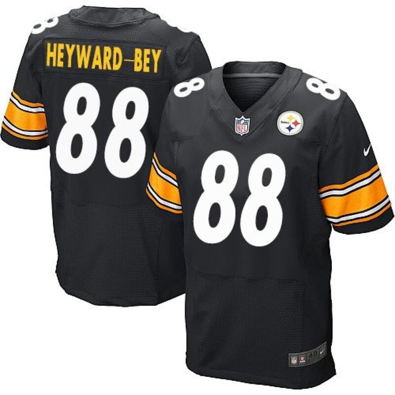 6861b702dbbf8_1 Steelers #88 Darrius Heyward-Bey Black Team Color Men's Stitched NFL Elite Jersey