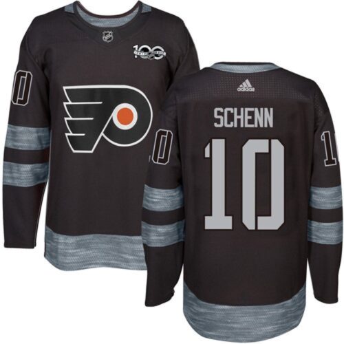 6861b71a31b9f_1 Flyers #10 Brayden Schenn Black 1917-2017 100th Anniversary Stitched NHL Jersey