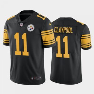 6861b73eadefa_1 Men's Pittsburgh Steelers #11 Chase Claypool Black Color Rush Limited Stitched NFL Jersey