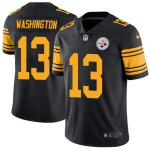 6861b767a3ac1_1 Men's Pittsburgh Steelers #13 James Washington Black Color Rush Limited Stitched NFL Jersey