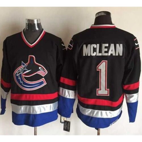 6861b794e5ece_1 Canucks #1 Kirk Mclean Black/Blue CCM Throwback Stitched NHL Jersey